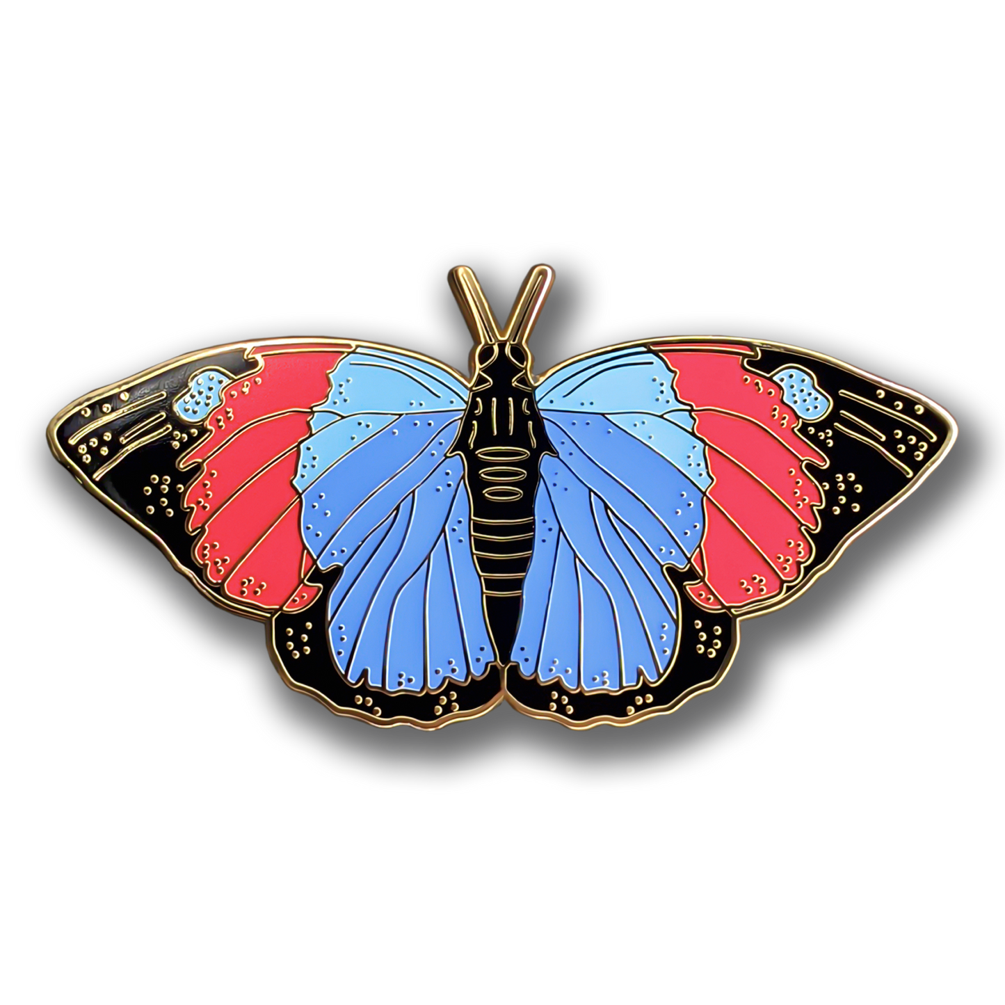Agrias Butterfly Enamel Pin