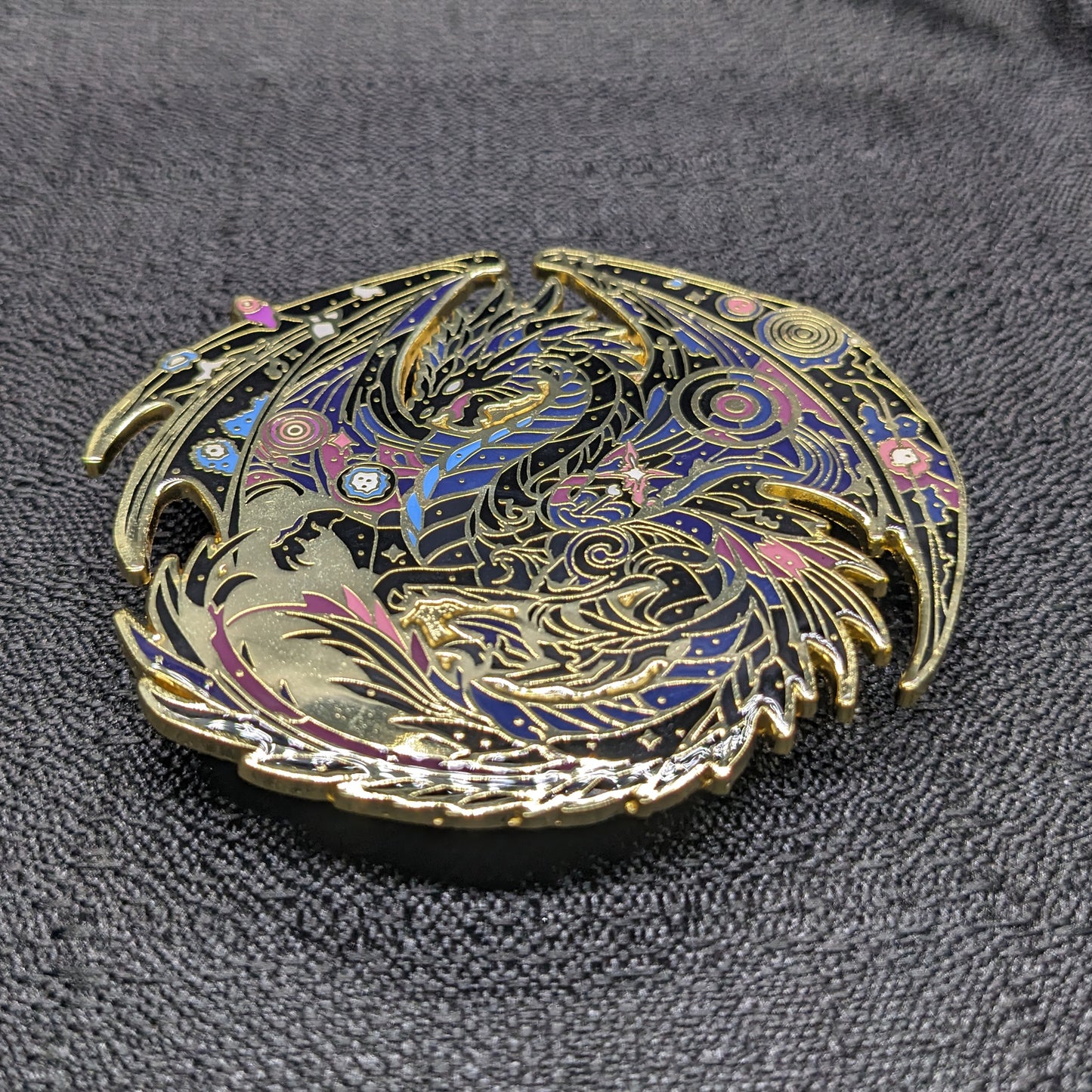 Atraxis, The Gravity Dragon Enamel Pin (Dragon Aspects Vol.1)