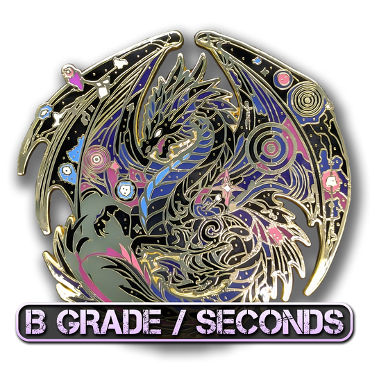 Atraxis, The Gravity Dragon Enamel Pin (Dragon Aspects Vol.1) (B Grade)
