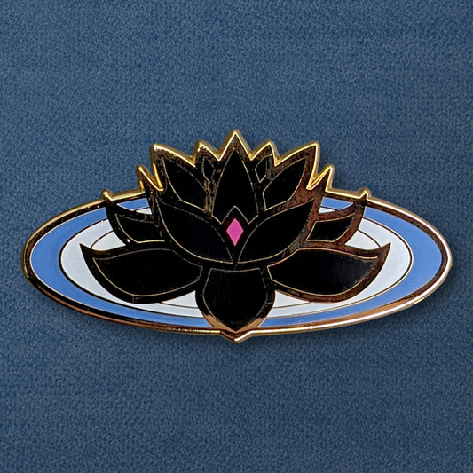 Black Lotus Enamel Pin