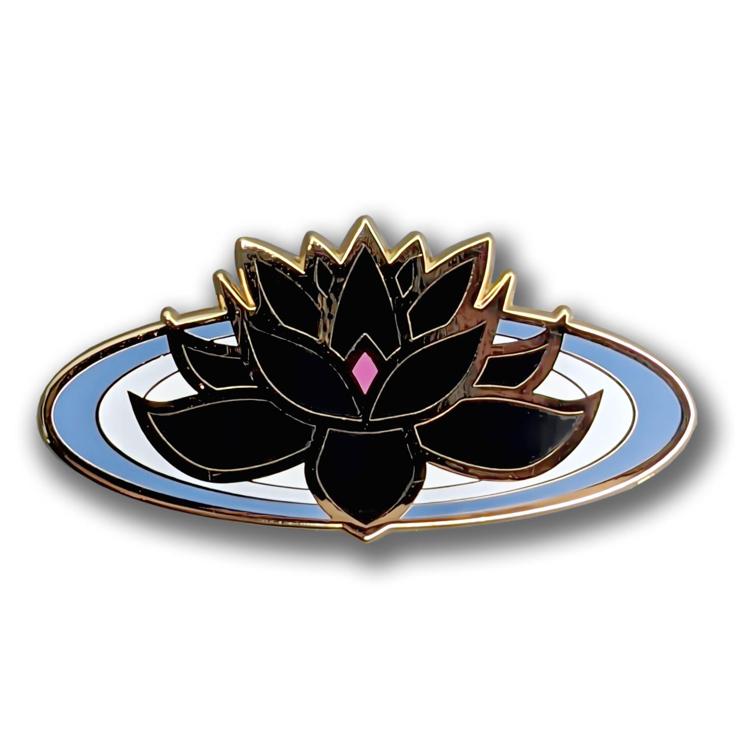 Black Lotus Enamel Pin