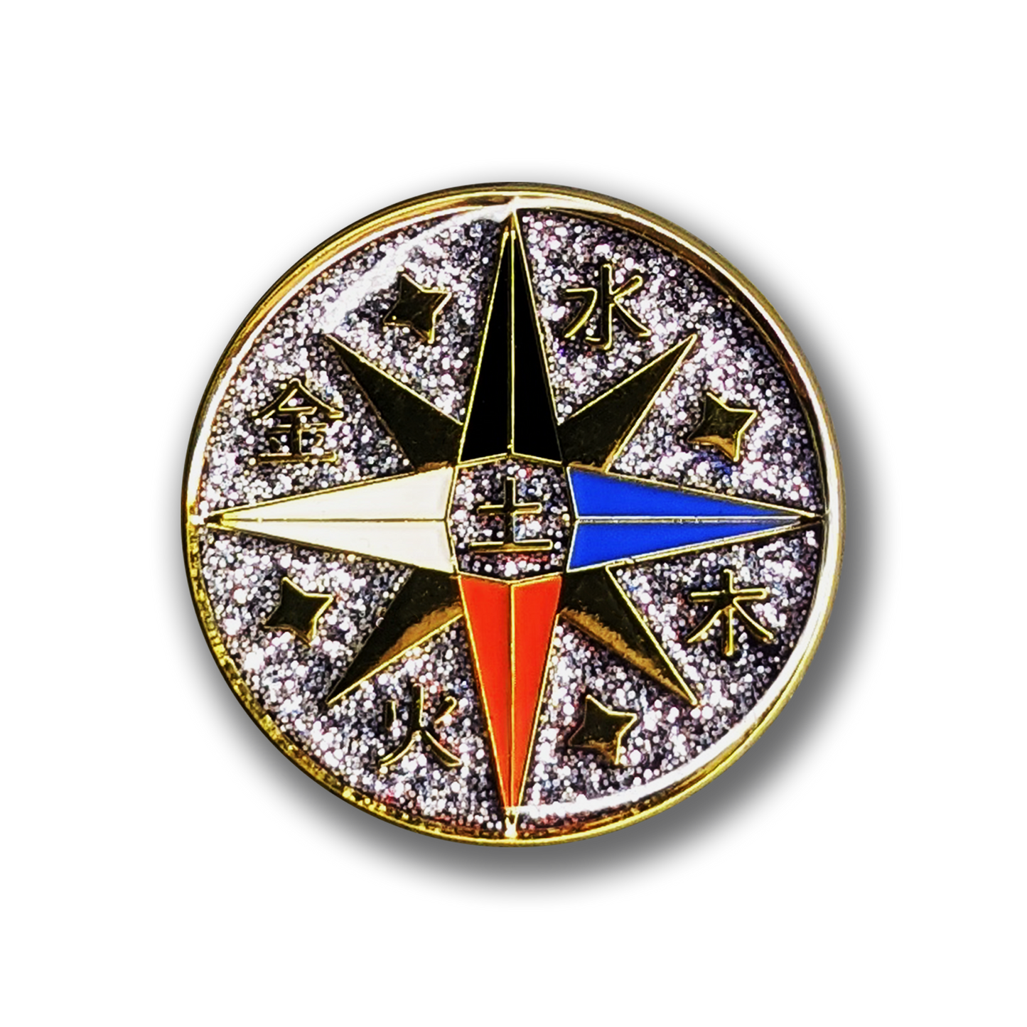 Celestial Compass Enamel Pin