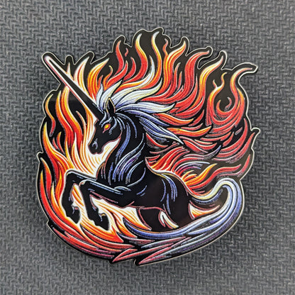 Dark Unicorn Enamel Pin