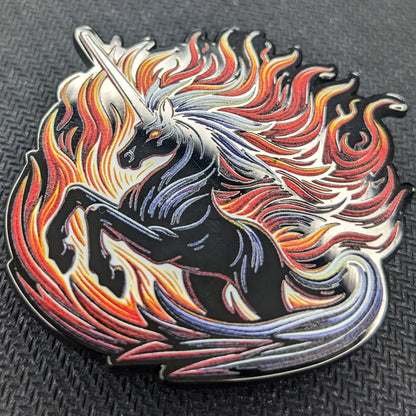 Dark Unicorn Enamel Pin