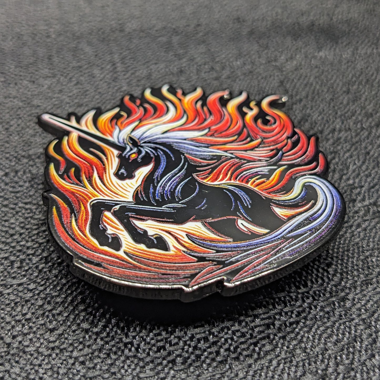 Dark Unicorn Enamel Pin