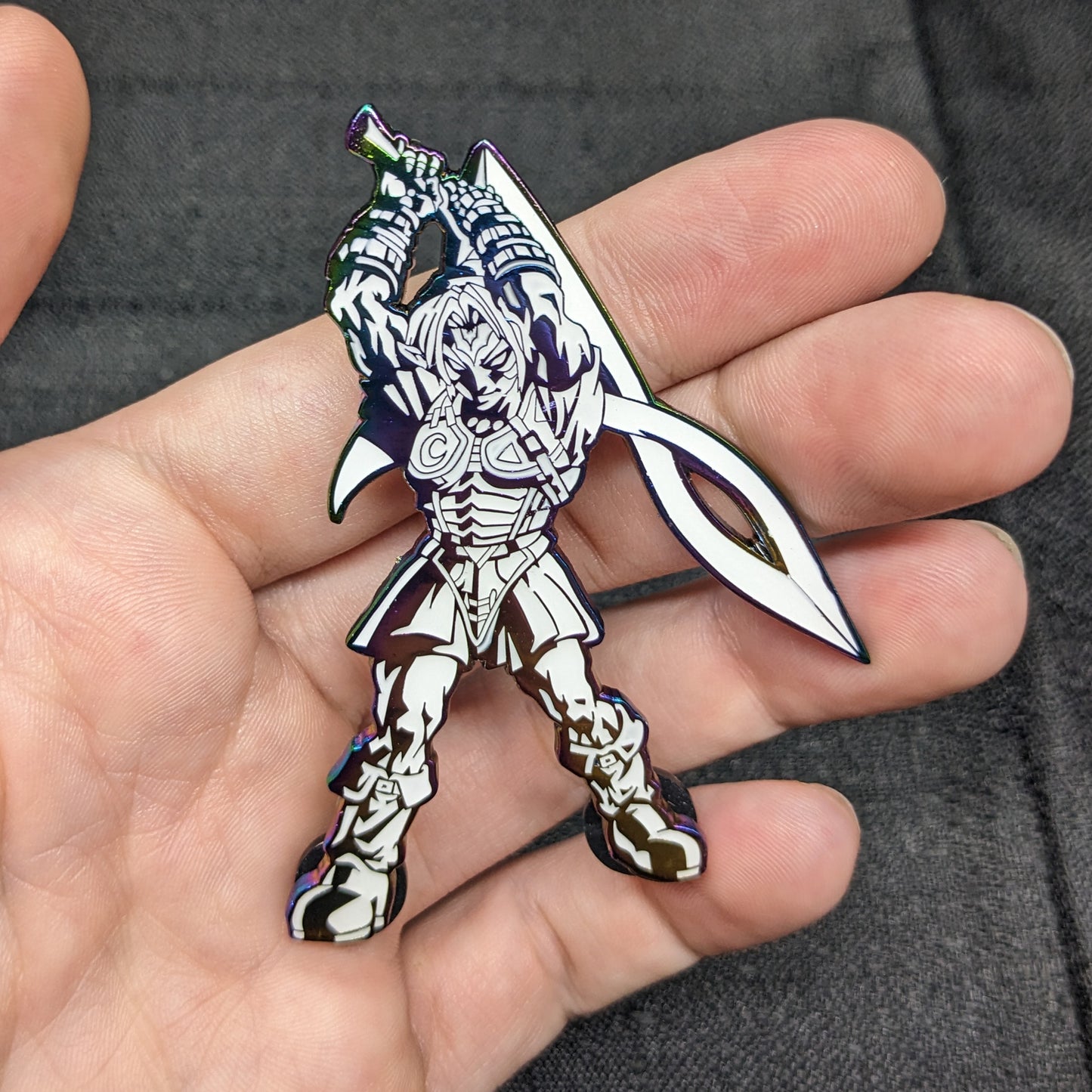 Whiteout Fierce Deity Link Enamel Pin (The Legend Of Zelda: Majora's Mask) | Limited Edition 25