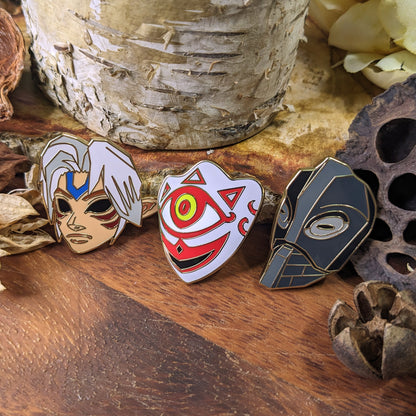 Fierce Deity's Mask Enamel Pin (The Legend Of Zelda: Majora's Mask)