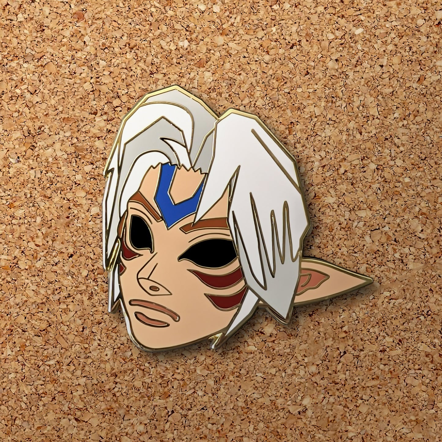 Fierce Deity's Mask Enamel Pin (The Legend Of Zelda: Majora's Mask)