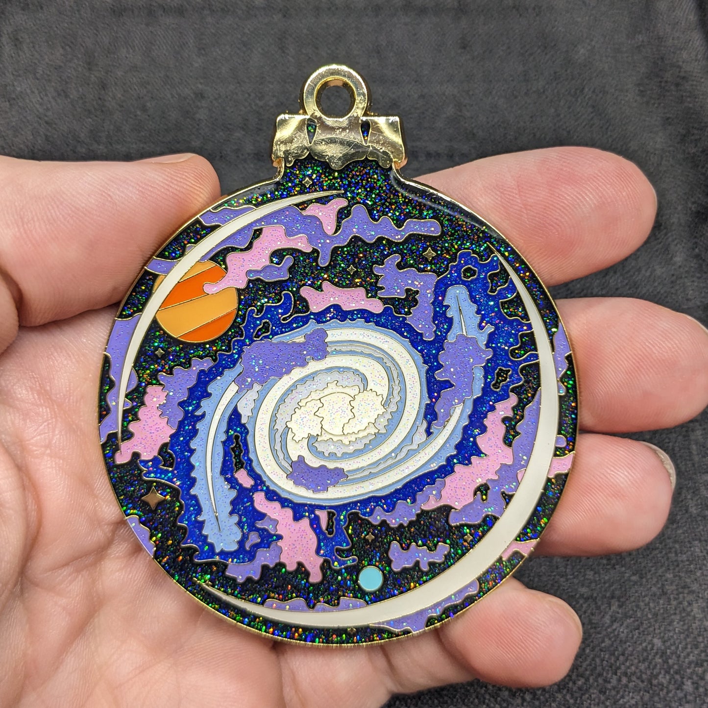 Galaxy Ornament Enamel Pin