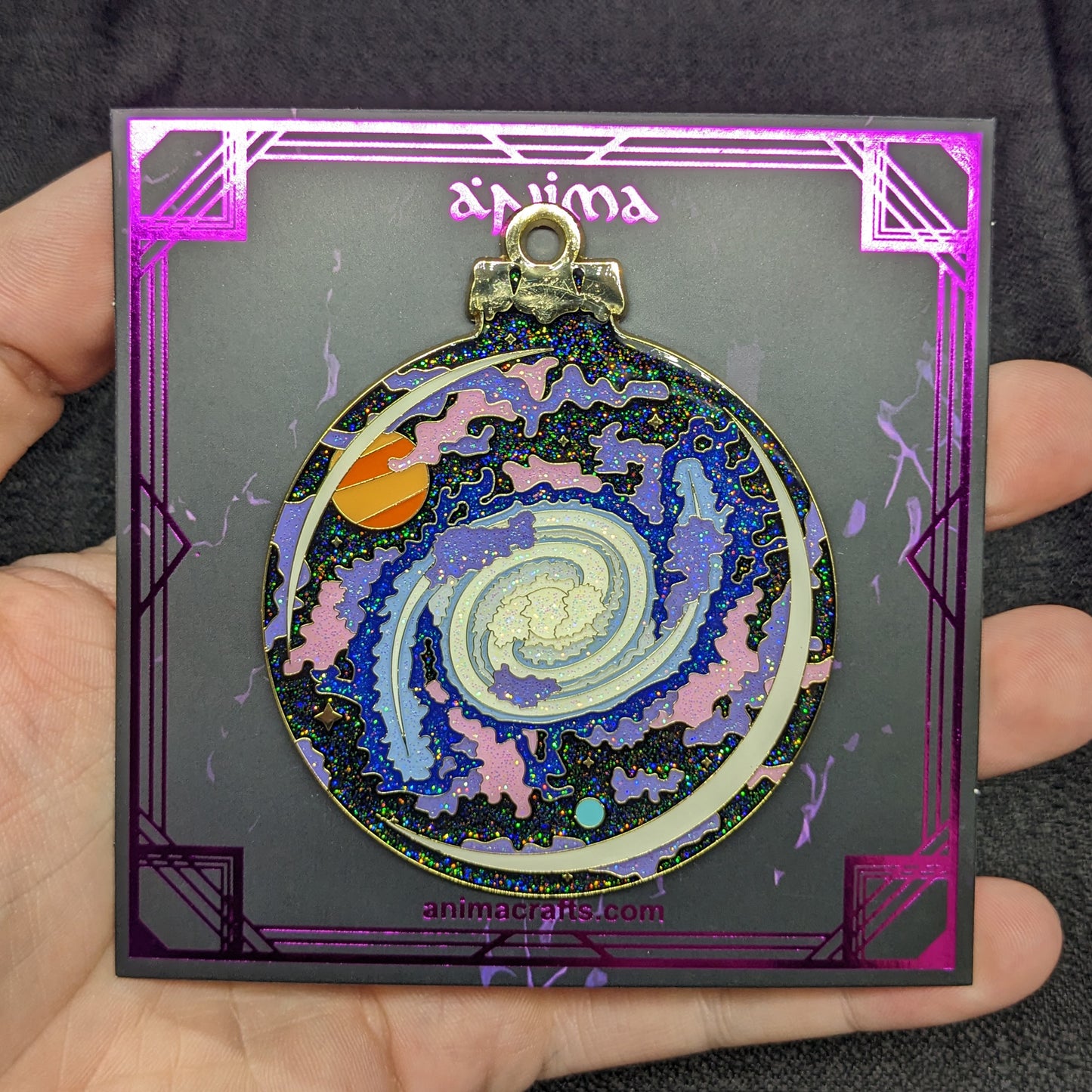 Galaxy Ornament Enamel Pin