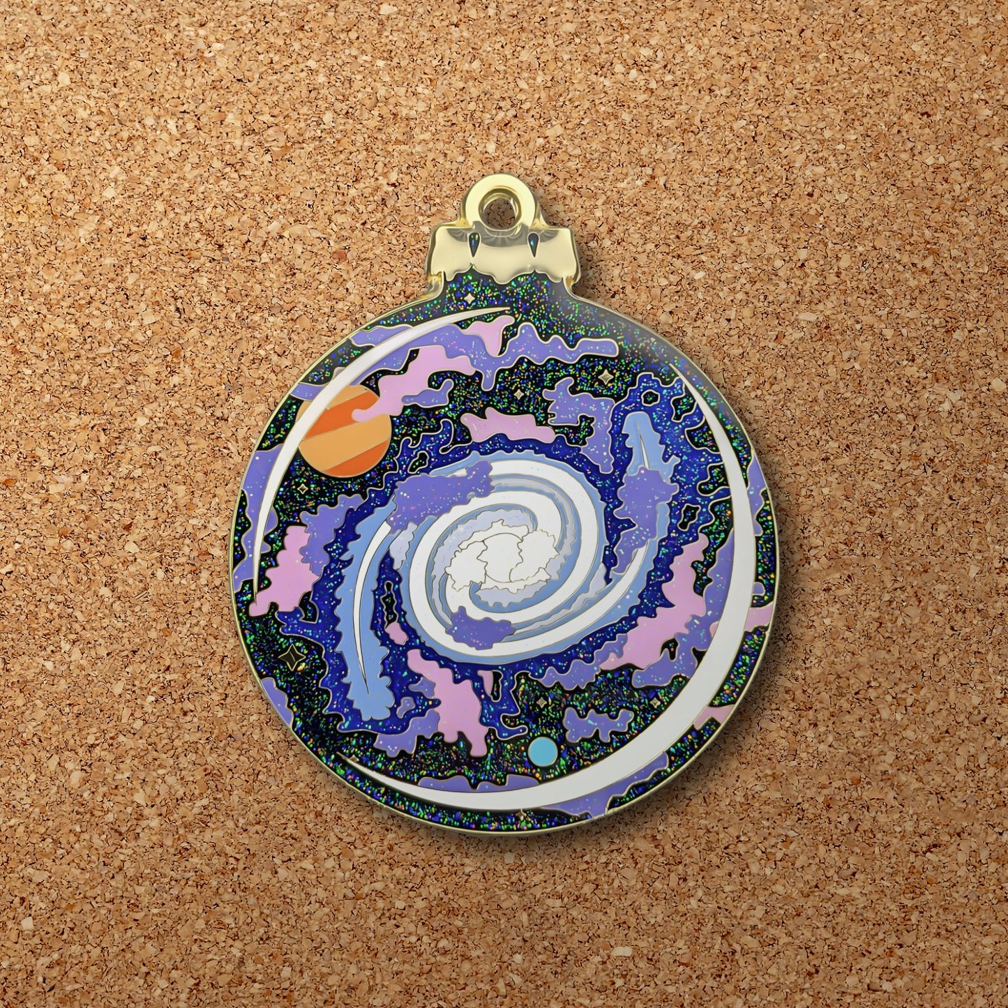 Galaxy Ornament Enamel Pin