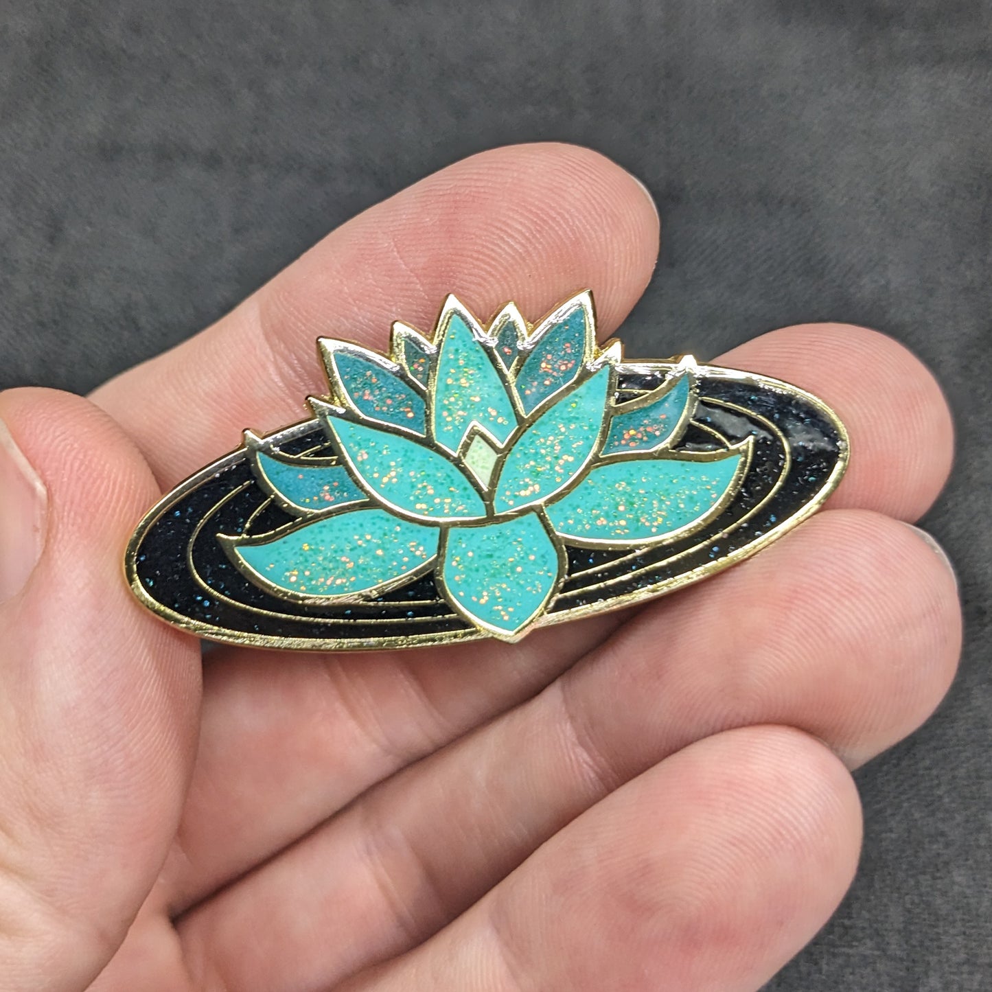 Ghost Lotus Enamel Pin (B Grade)