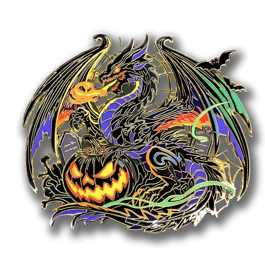 Gourtrix, Dragon Of Fright Enamel Pin (Dragon Aspects Vol.1)