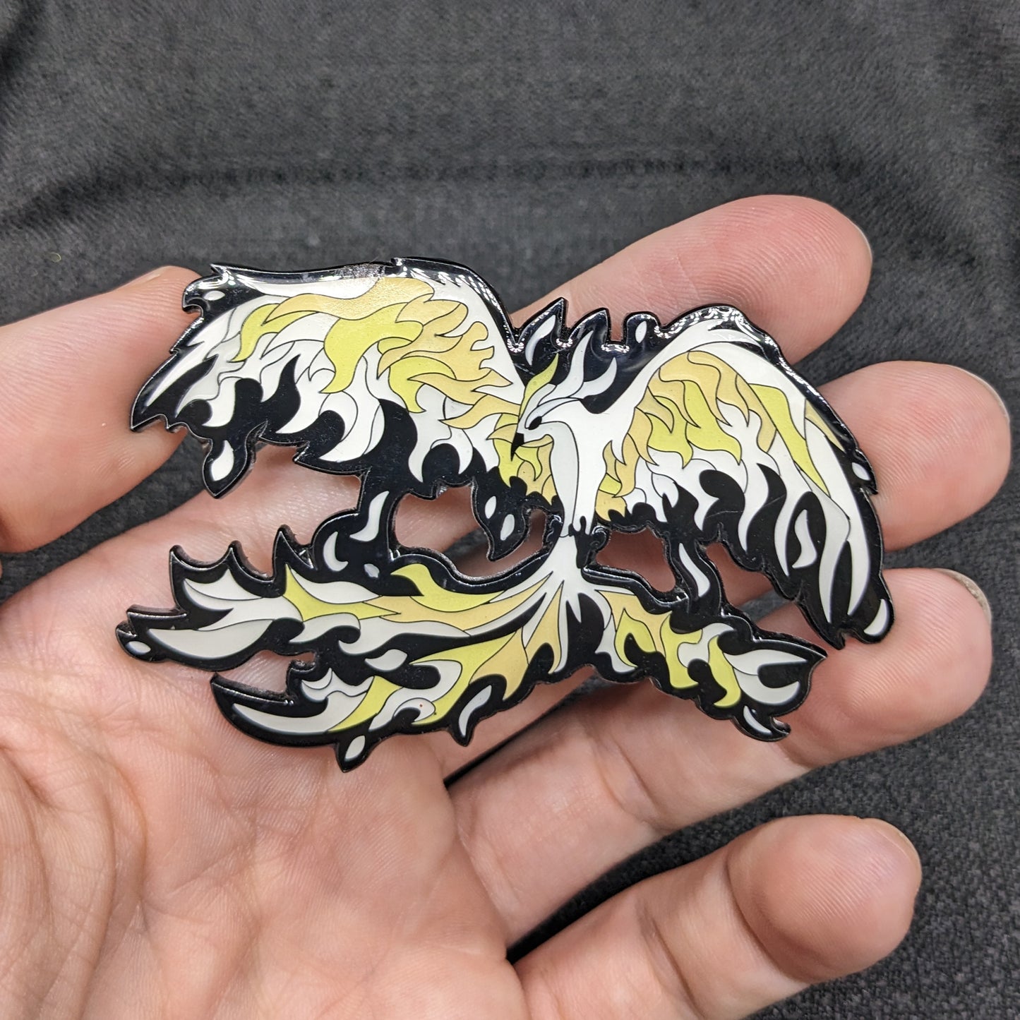 Light Phoenix Enamel Pin