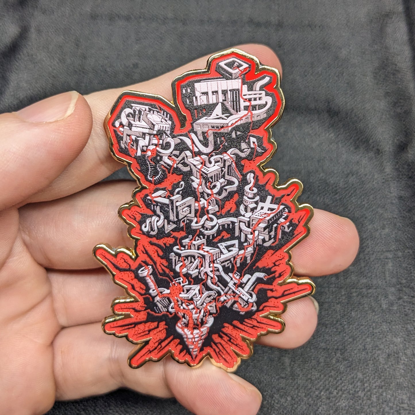 Mementos Enamel Pin (Persona 5)