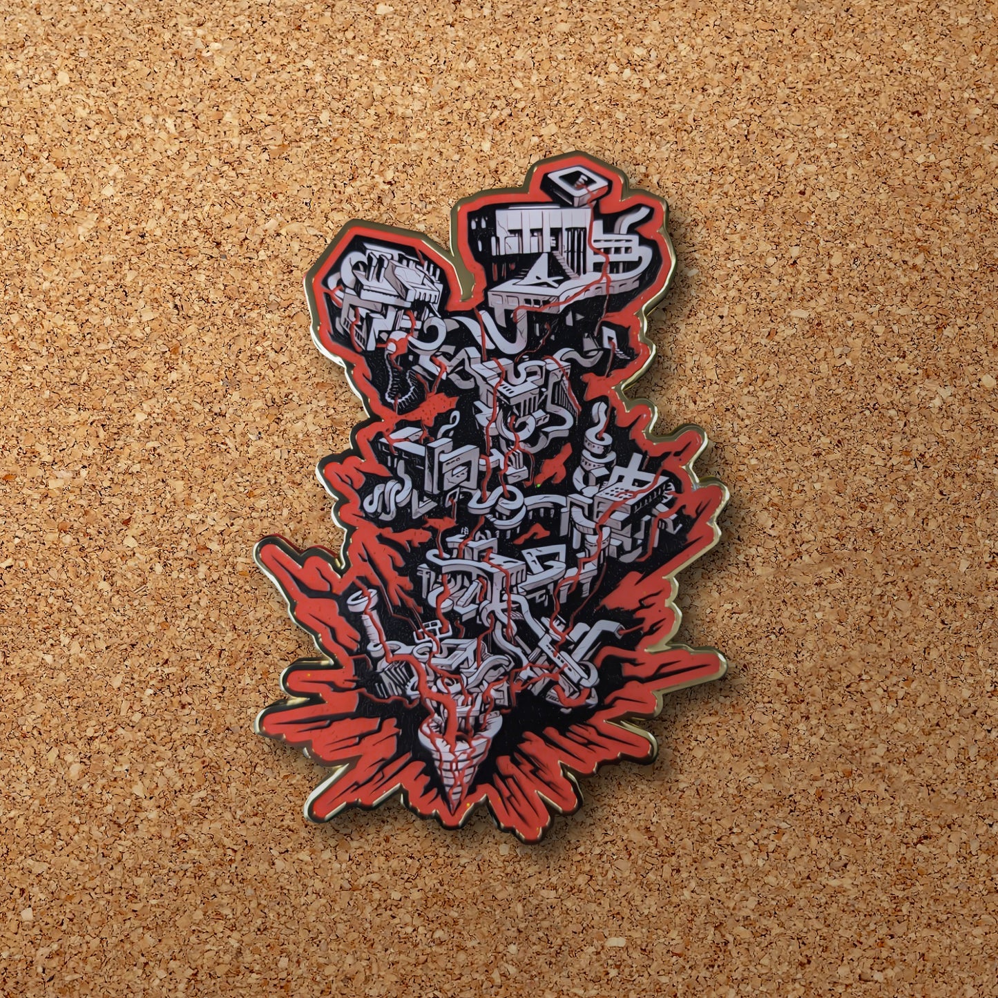 Mementos Enamel Pin (Persona 5)
