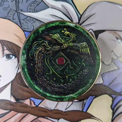 Phoenix Mirror Enamel Pin (Shenmue)
