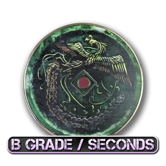 Phoenix Mirror Enamel Pin (Shenmue) (B Grade)