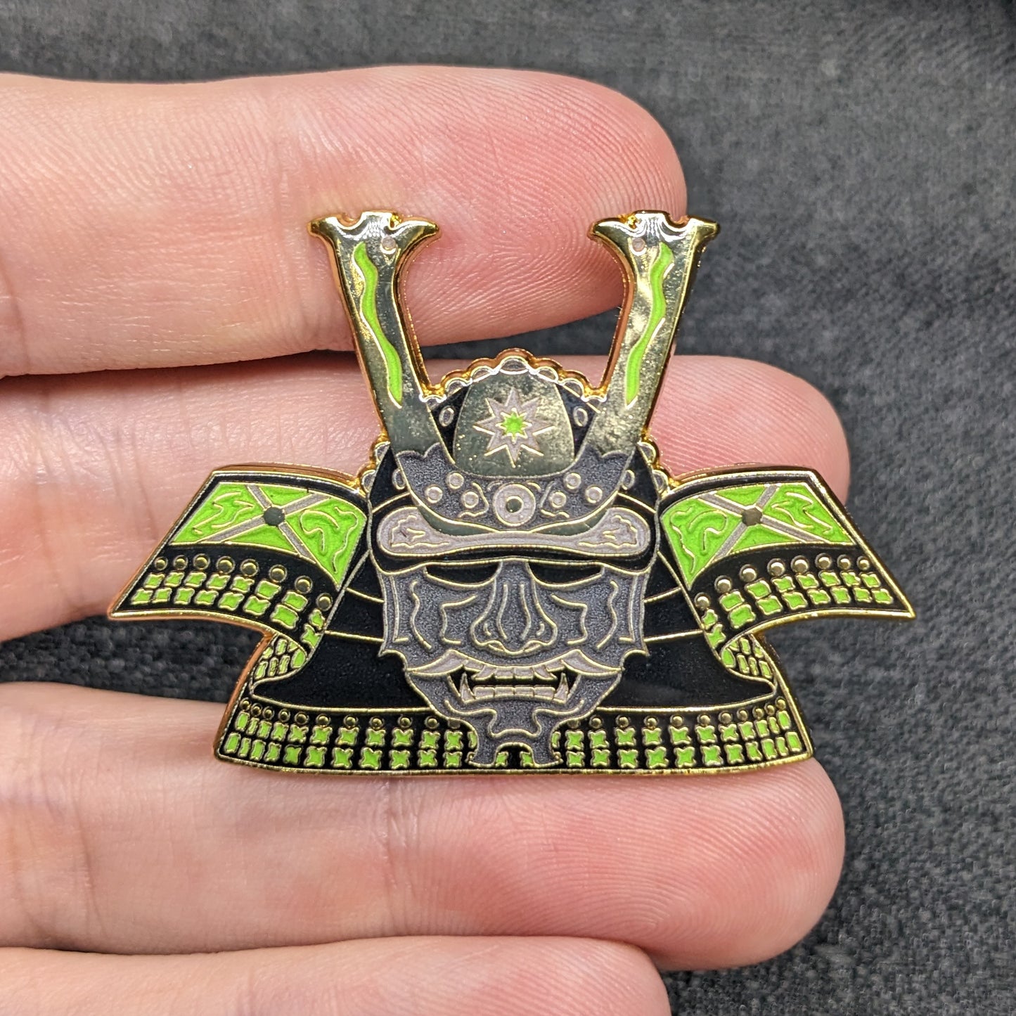 Venomous Kabuto Enamel Pin