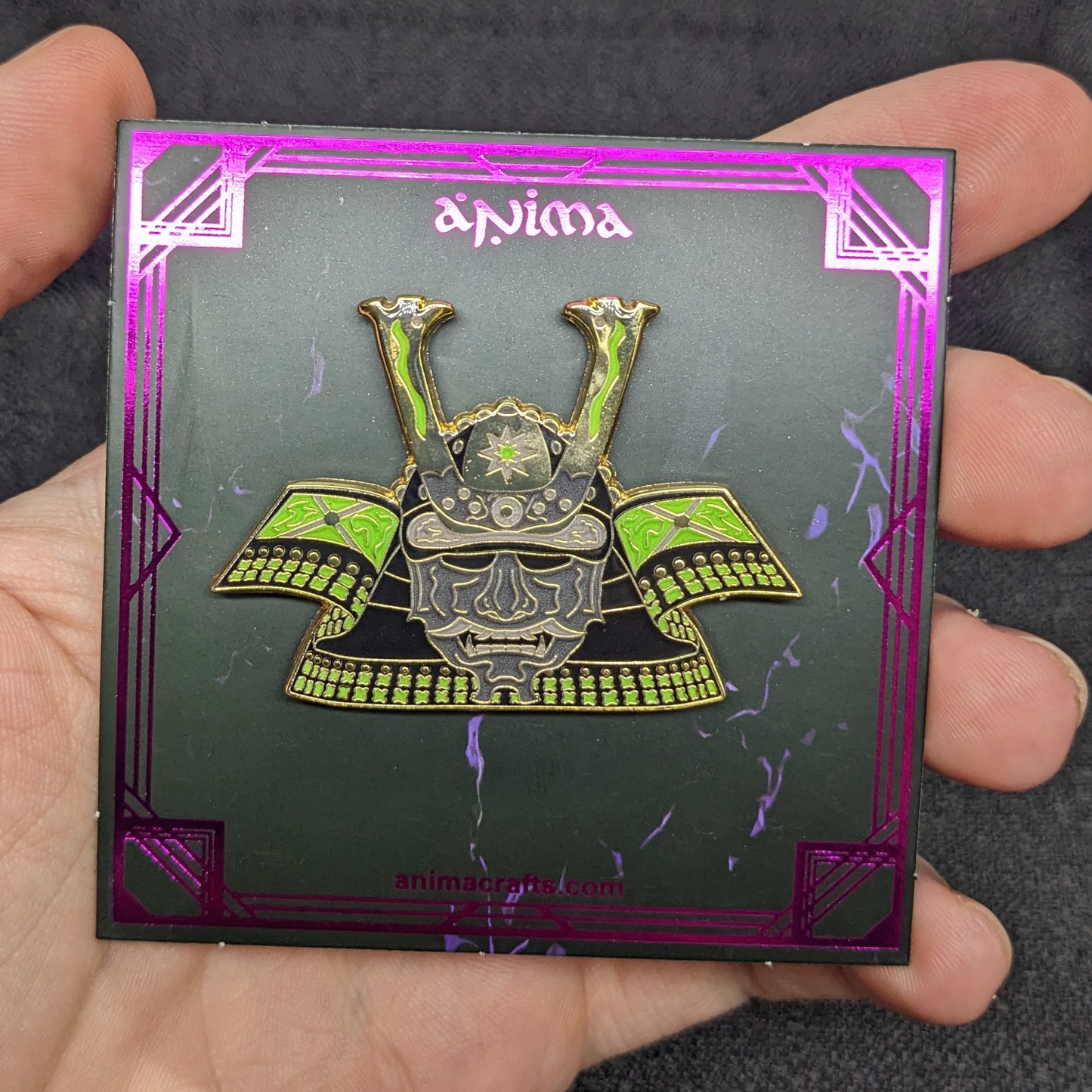Venomous Kabuto Enamel Pin