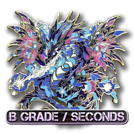Volteus, The Plasma Dragon Enamel Pin (Dragon Aspects Vol.1) (B Grade)