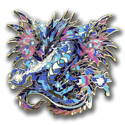 Volteus, The Plasma Dragon Enamel Pin (Dragon Aspects Vol.1)