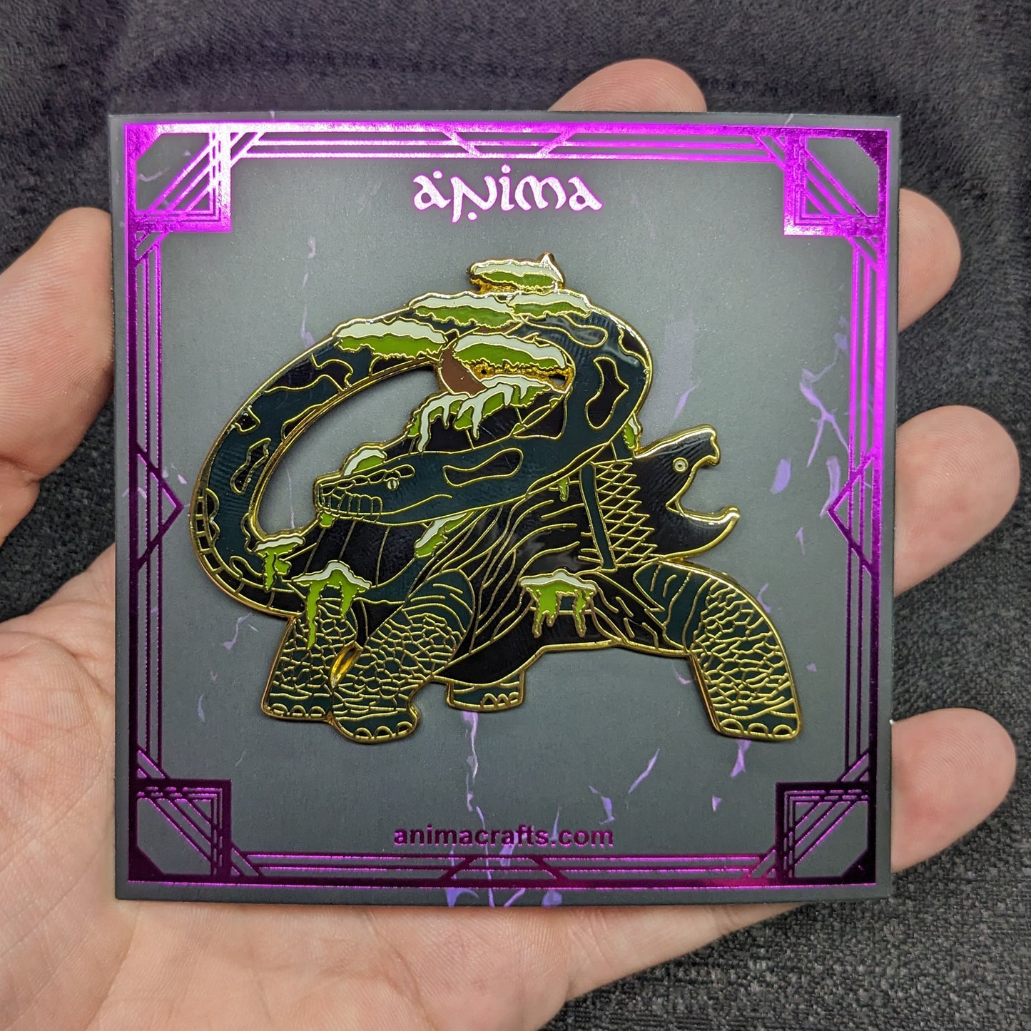 Xuanwu - The Black Tortoise Enamel Pin (LE500)