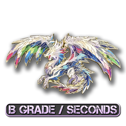 Xyloris, The Prismatic Dragon Enamel Pin (Dragon Aspects Vol.1) (B Grade)