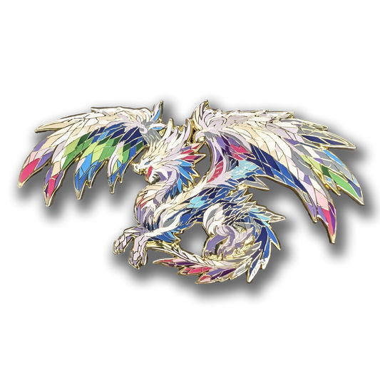 Xyloris, The Prismatic Dragon Enamel Pin (Dragon Aspects Vol.1)