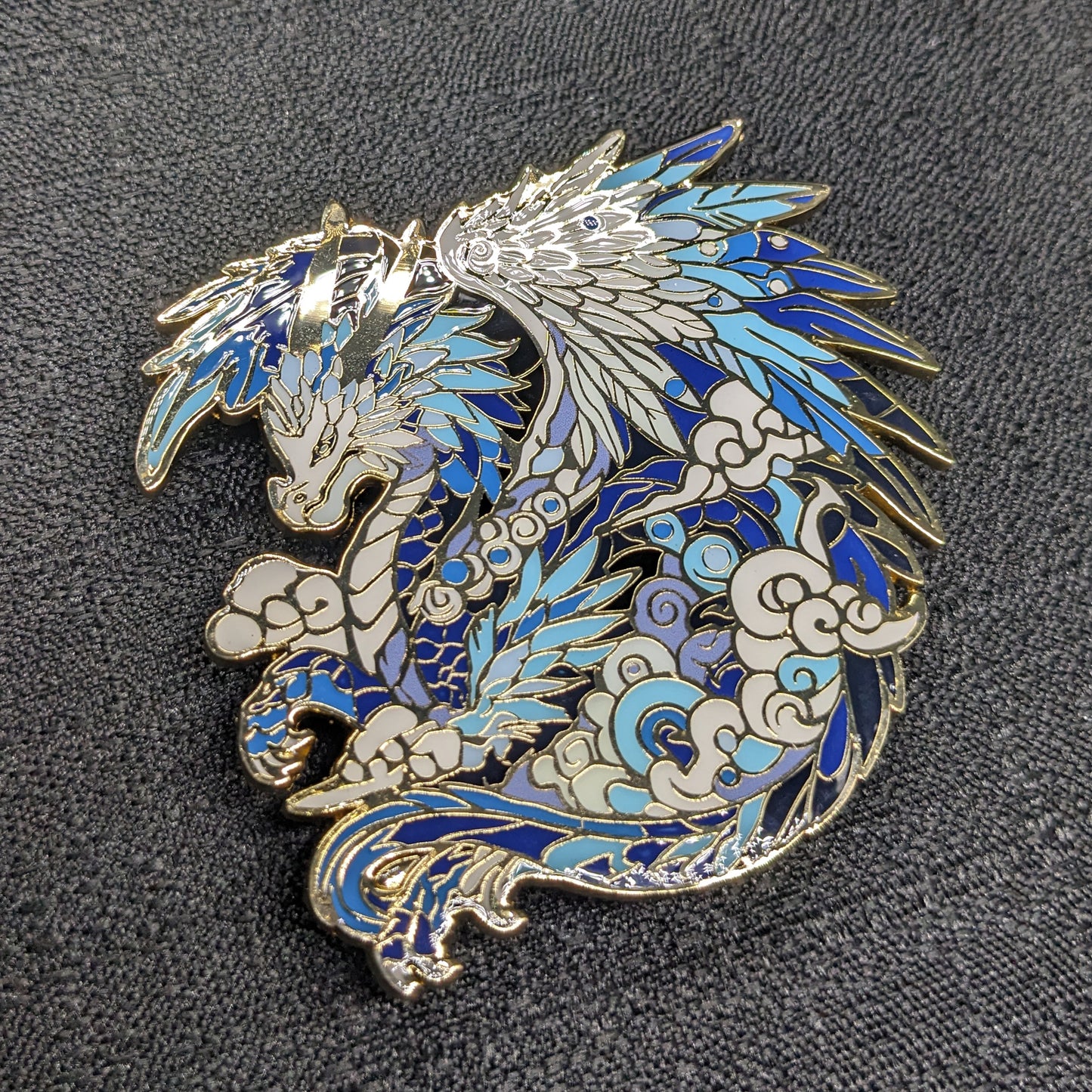 Zephyriel, The Sky Dragon Enamel Pin (Dragon Aspects Vol.1)