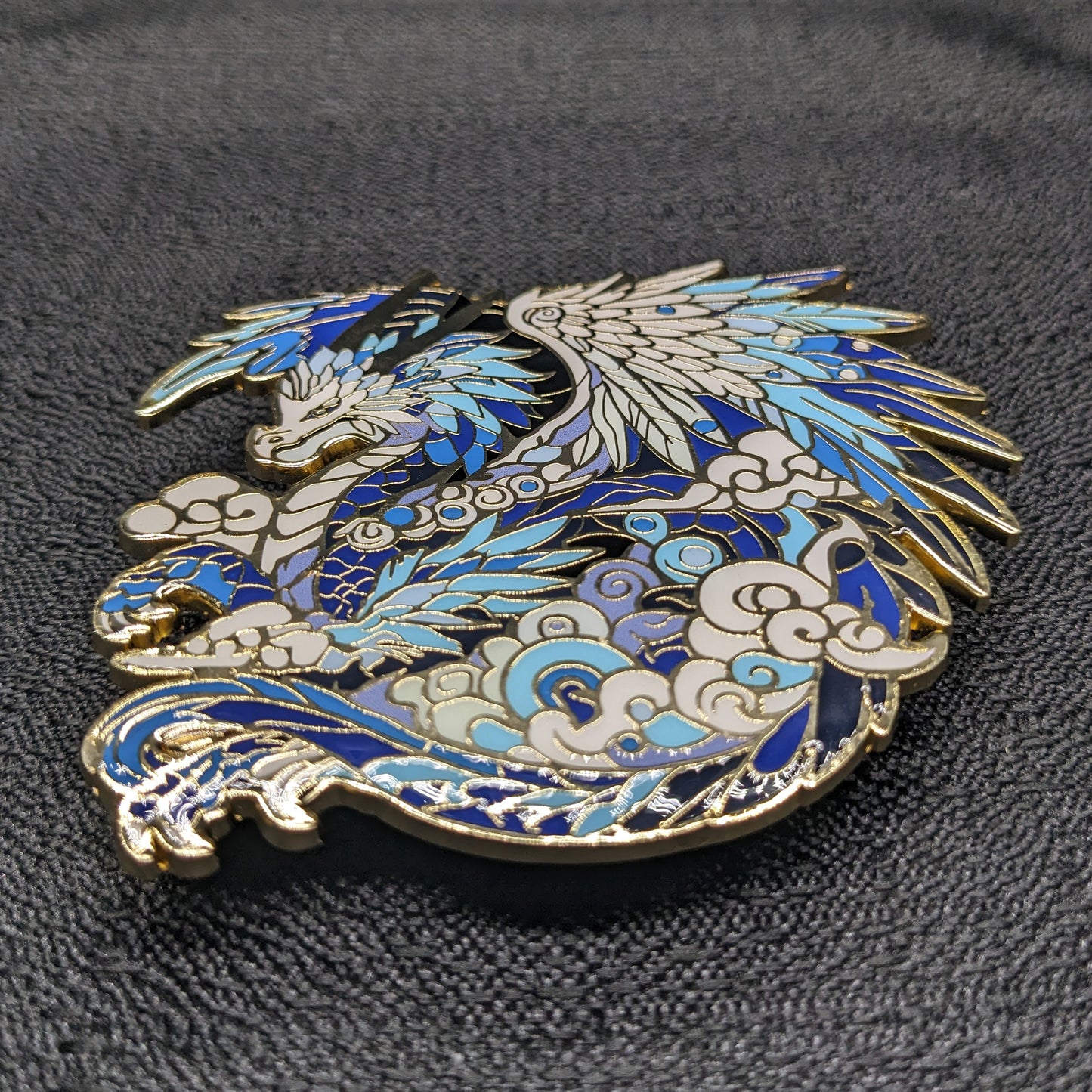 Zephyriel, The Sky Dragon Enamel Pin (Dragon Aspects Vol.1)
