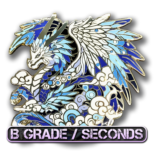 Zephyriel, The Sky Dragon Enamel Pin (Dragon Aspects Vol.1) (B Grade)