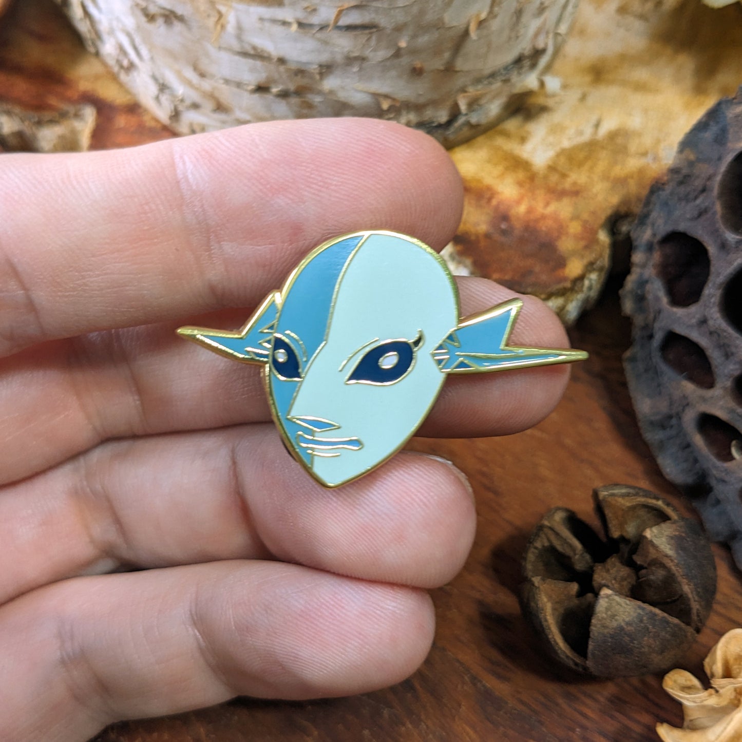 Zora Mask Enamel Pin (The Legend Of Zelda: Majora's Mask)