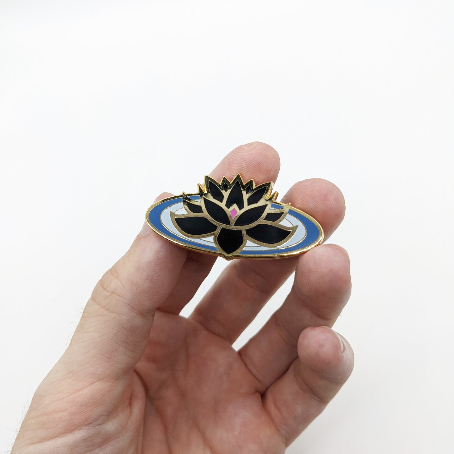 Black Lotus Enamel Pin