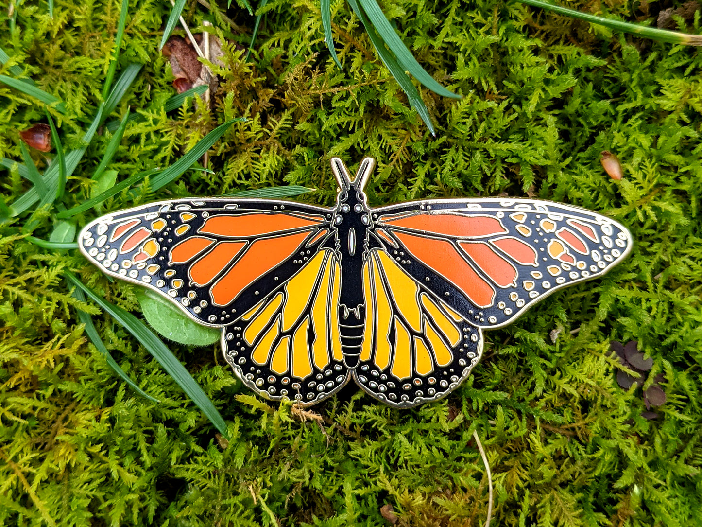 Monarch Butterfly Enamel Pin