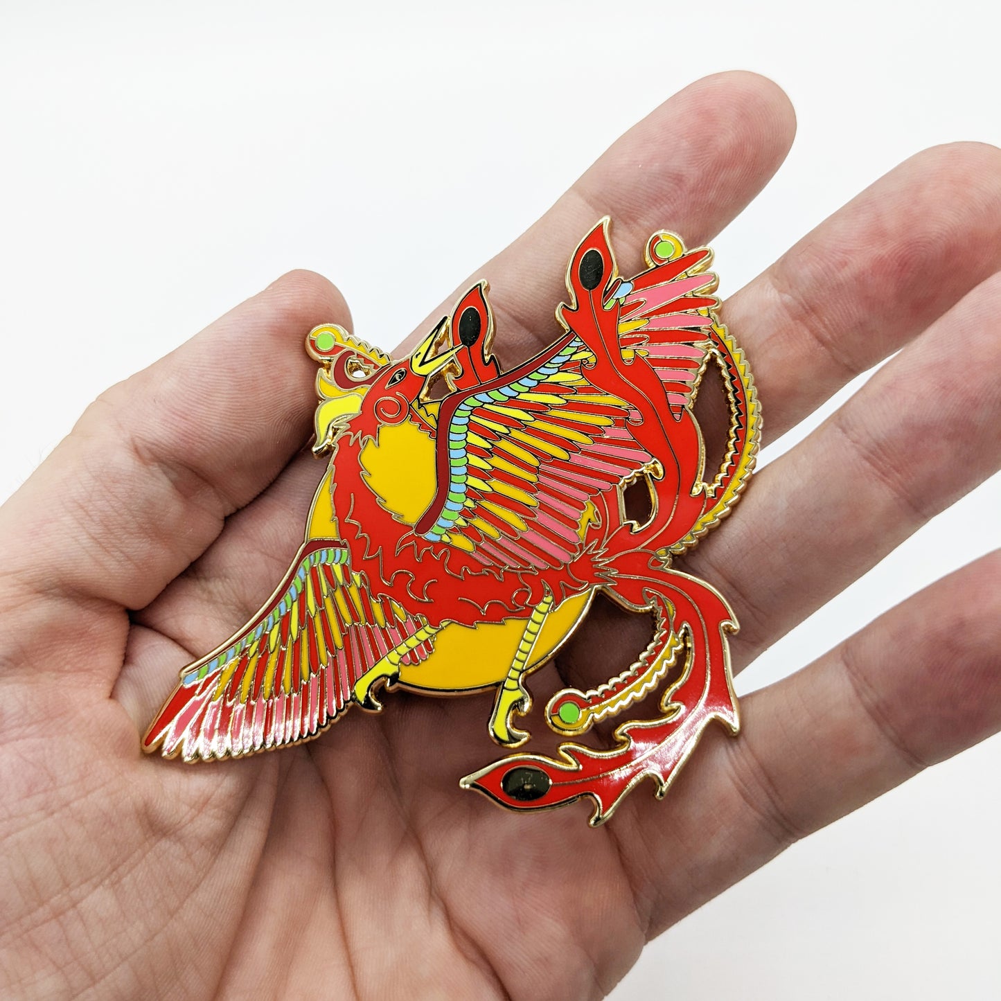 Zhuque - The Vermilion Bird Enamel Pin (LE500)
