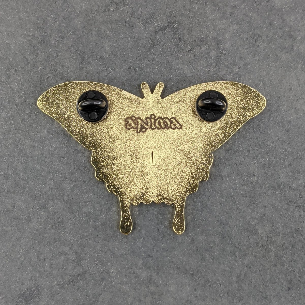 Blue Emperor Butterfly Enamel Pin (B Grade)