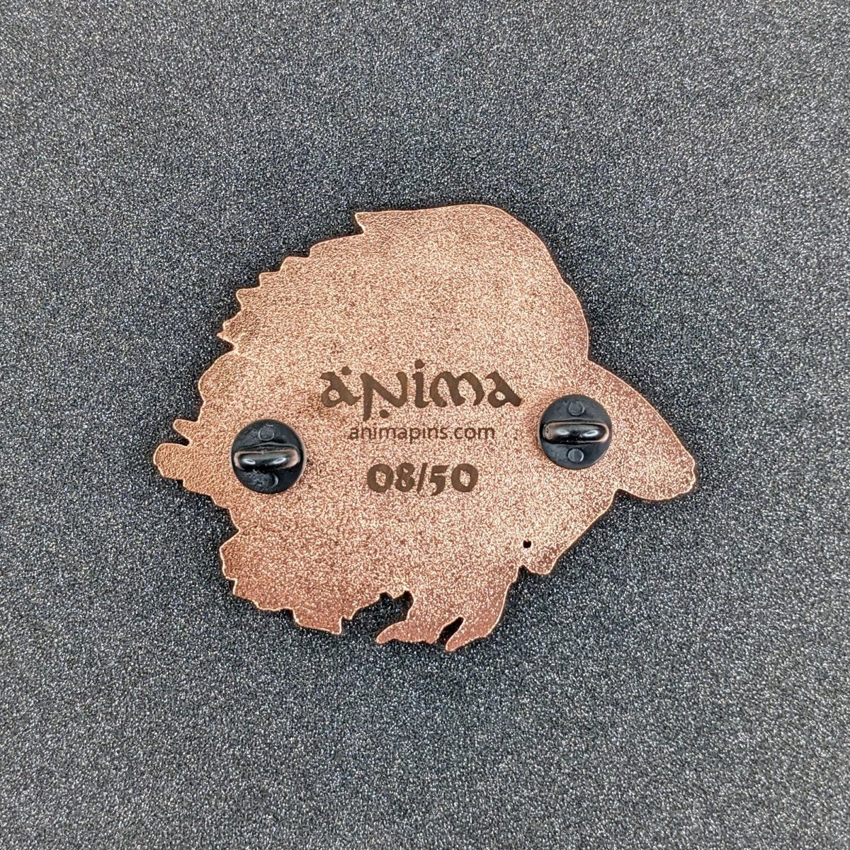 Copper Eclipse Betta Fish Enamel Pin (Limited Edition LE50)