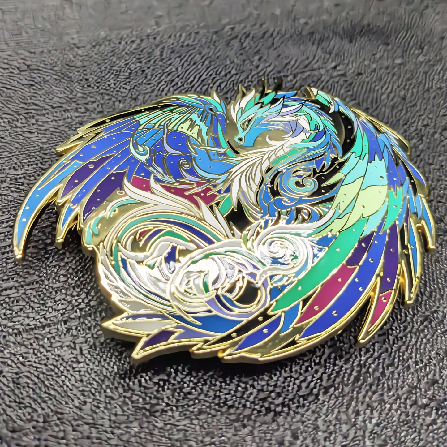 Veloris, The Aurora Dragon Enamel Pin (Dragon Aspects Vol.1)