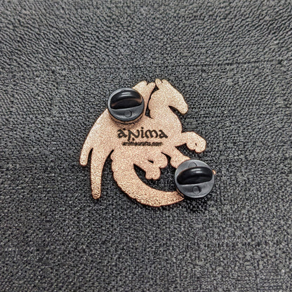 Black Dragon Of Gratitude Enamel Pin