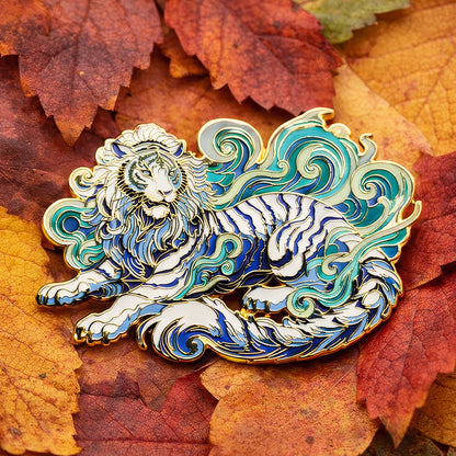 Sacred Beasts Enamel Pins - Legendary Japanese Guardians