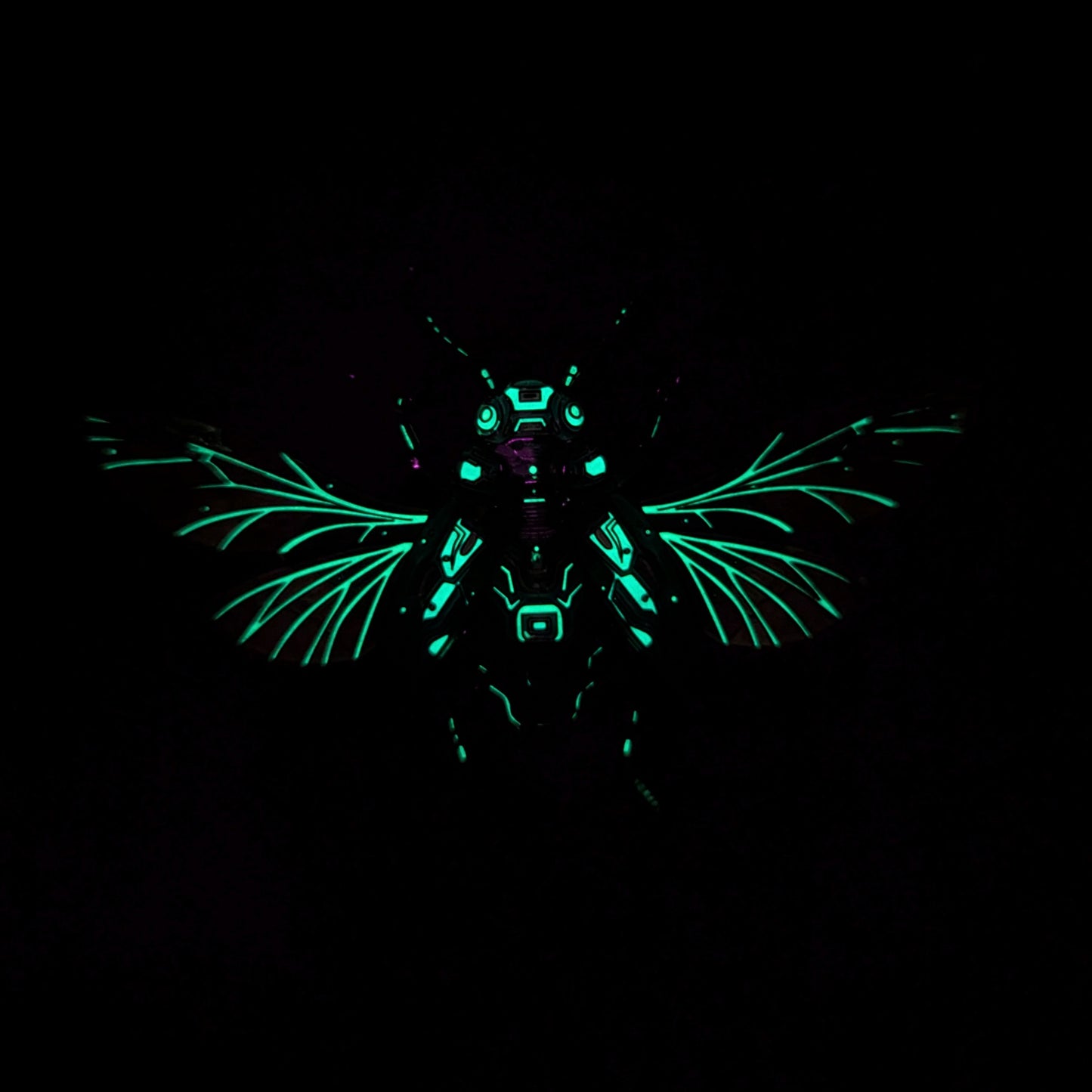 Cyberpunk Beetle Enamel Pin