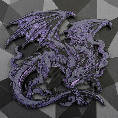 Dark Dragon Collectible Art Magnet
