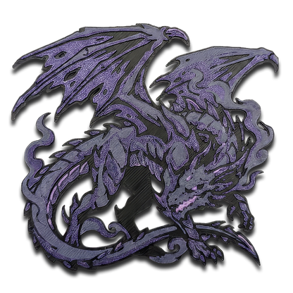 Dark Dragon Collectible Art Magnet