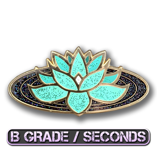 Ghost Lotus Enamel Pin (B Grade)