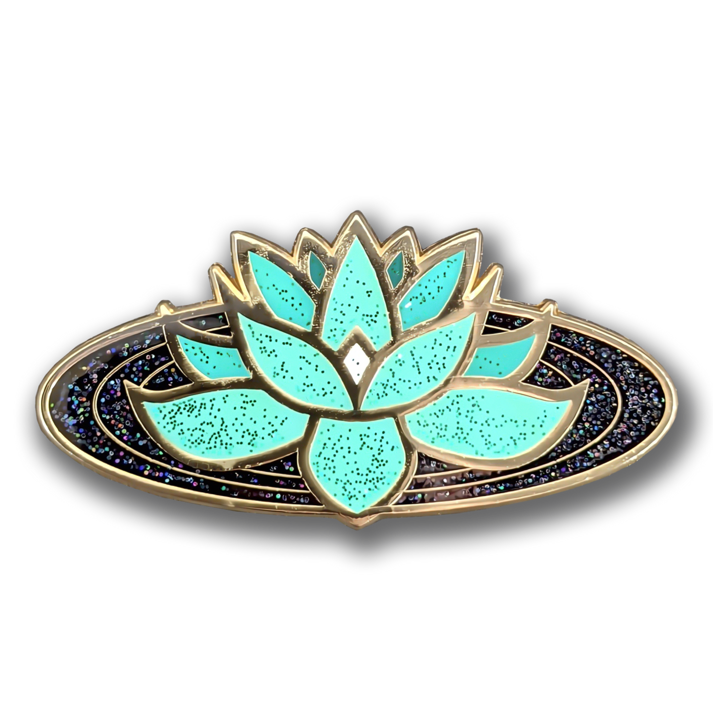 Ghost Lotus Enamel Pin