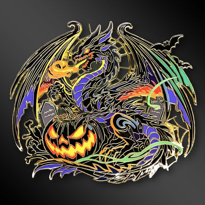 Gourtrix, Dragon Of Fright Enamel Pin (Dragon Aspects Vol.1)