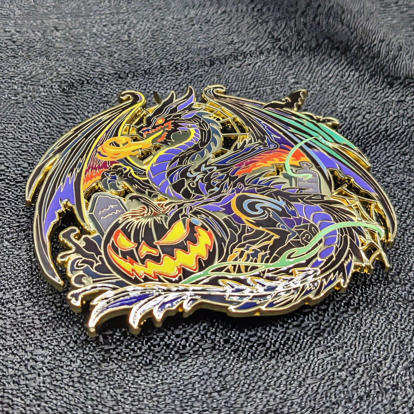 Gourtrix, Dragon Of Fright Enamel Pin (Dragon Aspects Vol.1)