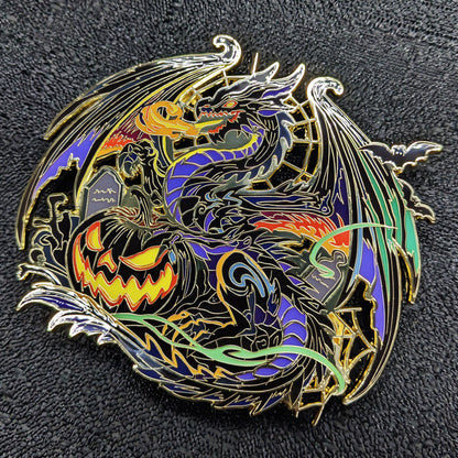 Gourtrix, Dragon Of Fright Enamel Pin (Dragon Aspects Vol.1)