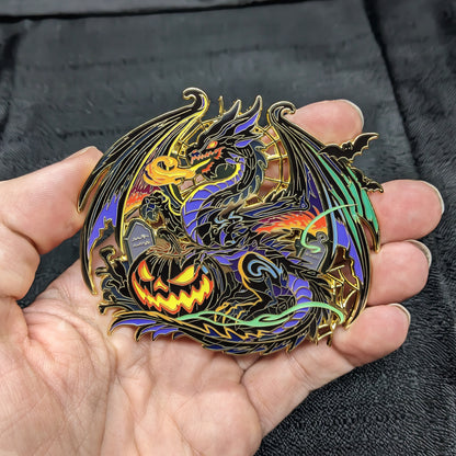 Gourtrix, Dragon Of Fright Enamel Pin (Dragon Aspects Vol.1)